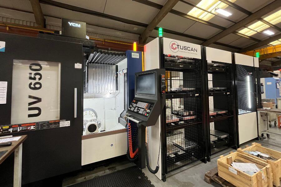 Metaltech Precision Tuscan TMA 130 Automated Pallet System